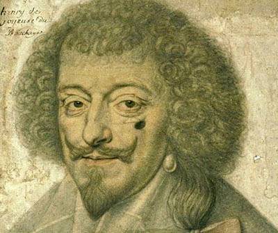 Charles Ier de Blanchefort de Créquy - par Daniel Dumonstier en 1630 - L'inscription Henri de Joyeuse est fausse